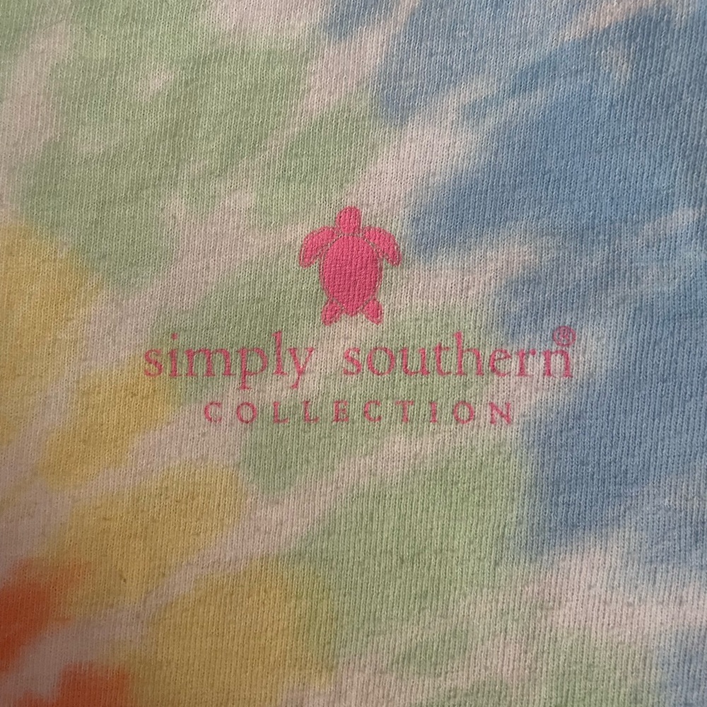 Simply Southern Pastel Tie-Dye T-Shirt - Picture 2 of 4